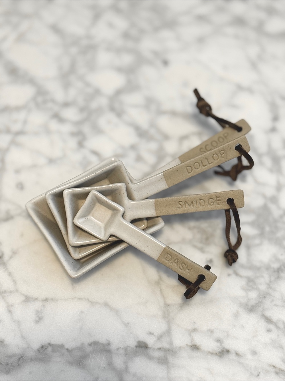 Anthropologie Ceramic Measuring Scoops – Set of 4